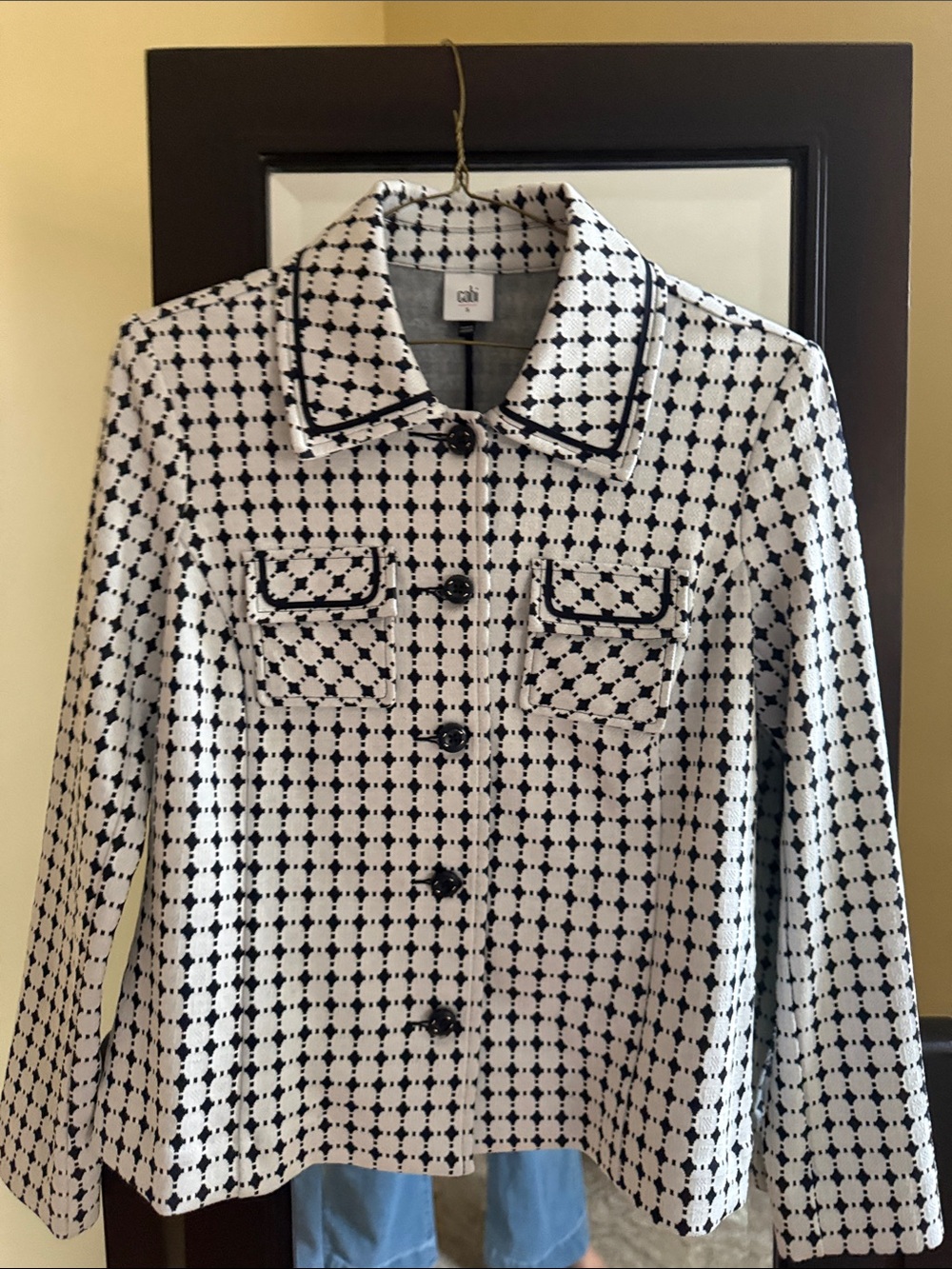 CAbi Teatime Jacket, size S, NWOT